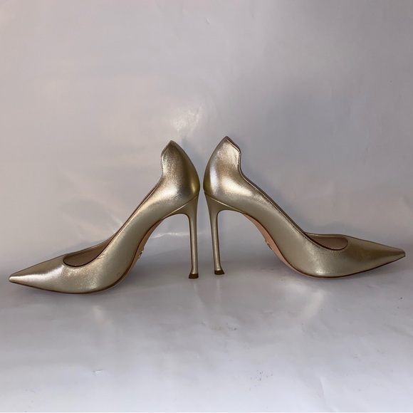 DIOR Metallic Lambskin Pointed Toe D-Moi Pumps 40 NEW - Picture 8 of 17